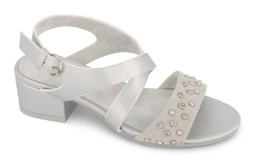 Marc Fisher Kids Charlie Gabby (Toddler/Little Kid/Big Kid),(Silver), 4 Big Kid