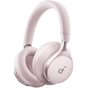 Soundcore by Anker, Space One, Active Noise Cancelling Headphones, 2X Stronger Voice Reduction, 40H ANC Playtime, App Control, LDAC Hi-Res Wireless Audio, Comfortable Fit, Clear Calls, Bluet