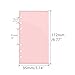 AxeWoodz 12pcs A6 Cash Envelopes Zipless Budget Envelopes Pink PP Binder Pockets 2 Pocket Planner Inserts for 6 Ring Binder