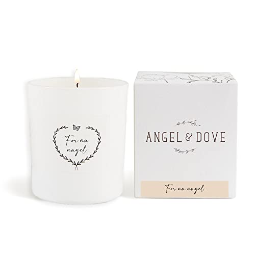 Angel & Dove 'For An Angel' Baby Loss Remembrance Candle - A Thoughtful Sympathy Gift For Bereaved Parents #TOP3