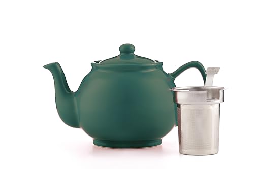Price & Kensington Stoneware Teapot Emerald Green Gloss, 2 Cup (450ml)