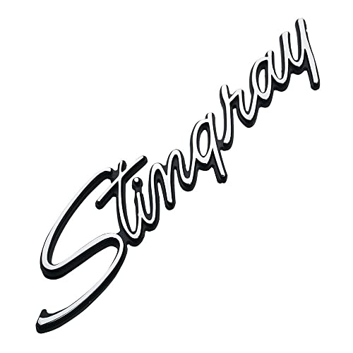 Image of 1x 1969-1973 Corvette C3 Stingray Emblems 3D Badges Front Fender Trim Parts 5238 Replacement for C3