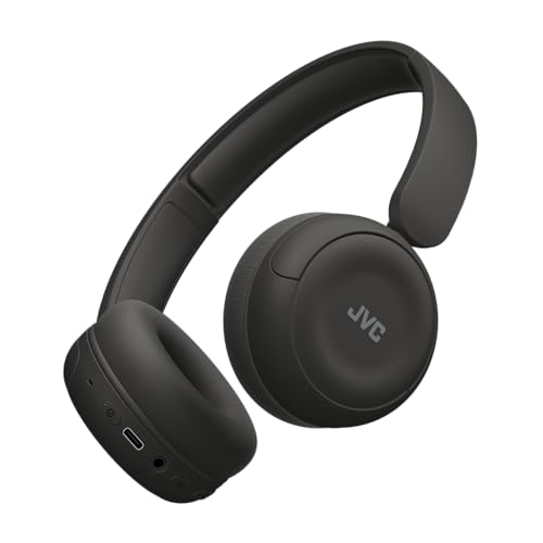 Image of JVC - ON-Ear Wireless Headphones with Bluetooth 5.3 HAS59WB - Black