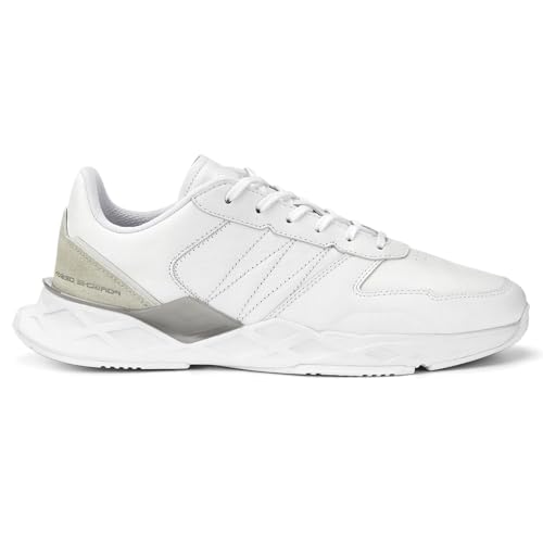 PUMA Mens Pd Pwrplate Lace Up Sneakers Shoes Casual - White