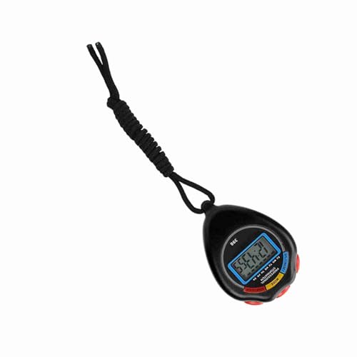 Cronómetro electrónico profesional amarillo multifunción miniatura 1