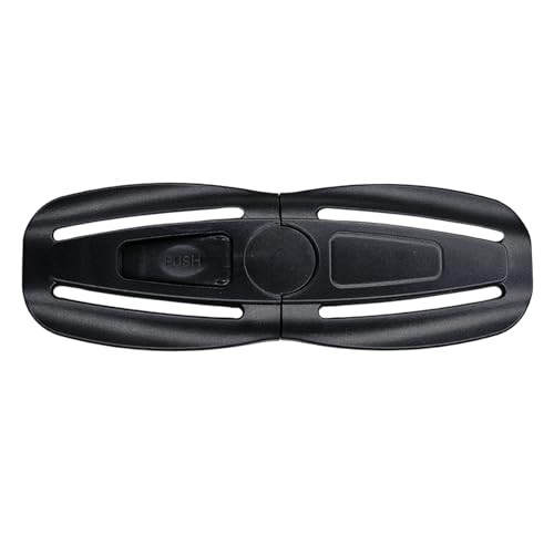 LiXiongBao Seat Chest Harness Buckle Lock Stroller Chest Buckle Universal Replacement Part,Seat Chest Harness Buckle Parts (Black)