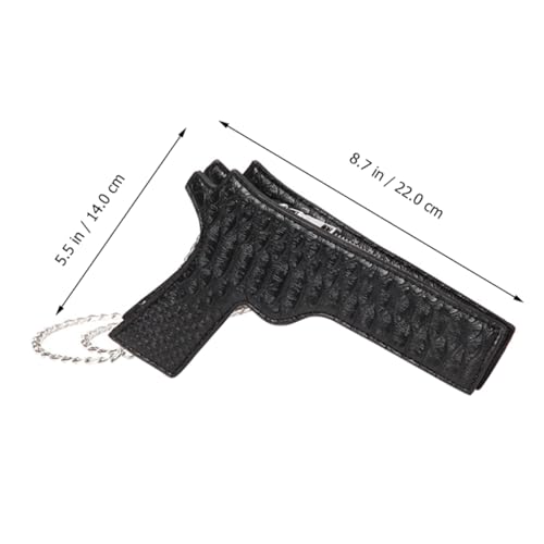 FRCOLOR Stylish PU Chain Crossbody Bag for Women Versatile Lightweight Shoulder Purse Chic Design for Casual Outings and Everyday Use2