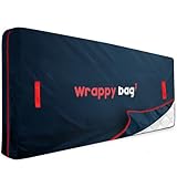 WRAPPYBAG – Matratzenhülle aus Oxford-Polyester – Aufbewahrungstasche mit 4 Tragegriffen – Ideal für Umzug, Lagerung & Transport - 90 x 200 cm