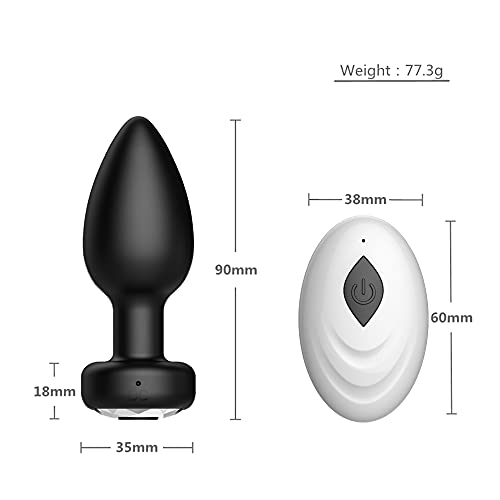 Vibración de 9 modos en masajeador de próstata ergonómico impermeable 6