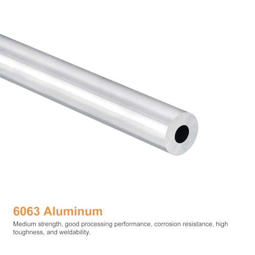 Tube rond en aluminium rigide anti-corrosion 16x7mm long 400mm - 4