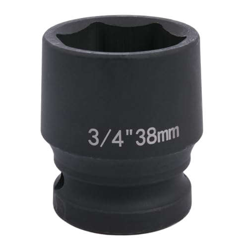 Image of szkoo 3/4" Drive 38mm Impact Socket,6-Point Hex Socket