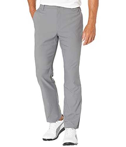 Puma Jackpot Pants 2.0 pantalon de golf gris anti-humidité avec ceinture stretch