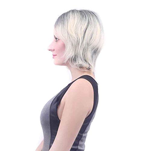 Perruque noire dégradé beige pour changer de style lors de vos soirées