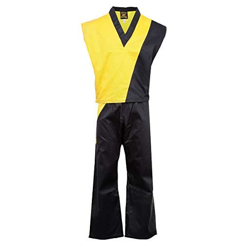 Uniforme arts martiaux freestyle tenue sans manche bicolore taille 6 Playwell
