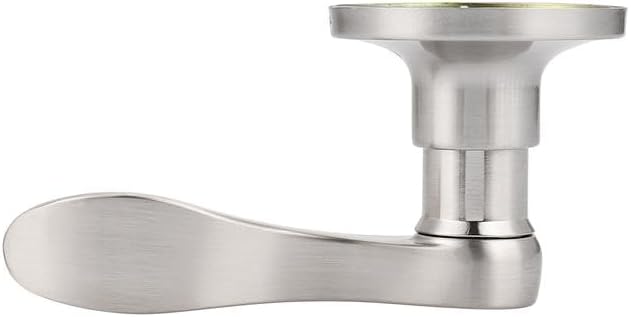 Probrico Left Handed Dummy Levers, Satin Nickel Wave Shape Half Dummy Door Handles, Decorative Non-Turning Single Side Door Hardware, 10 Pack