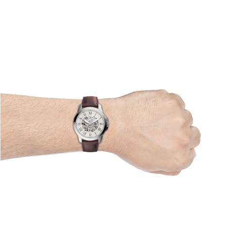 Fossil ME3099 Men'S Grant Automatic Stainless Steel And Leather Three-Hand Watch thumb #5