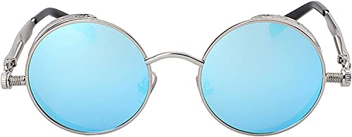 Image of OWL Steampunk Vintage Retro Round Circle Gothic Hippie Colored Plastic Frame Sunglasses Colored Lens