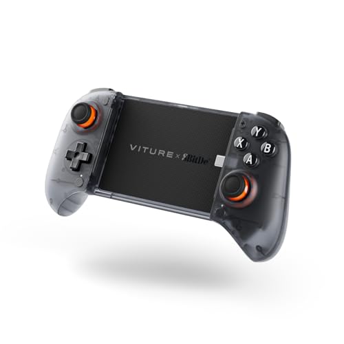 VITURE x 8BitDo Ultimativer Mobile Gaming Controller - Weltneuheit für XR-Brillen | USB-C Anschluss für minimale Latenz, Hall-Effekt-Sticks, Aufladen während des Spielens, Pro Performance für Android