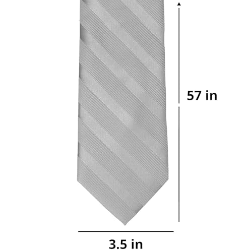 Image of tiemart Men's Striped Tie Standard Length
