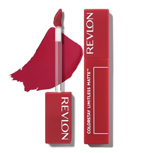 Image of REVLON Colorstay Limitless Matte Liquid Lipstick for woman, Waterproof, Long-Lasting, 100% Vegan, Lightweight, No-Budge Matte, Dream Job - (014)