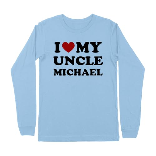 I Love My Uncle Michael Kids Long Sleeve T-Shirt Youth