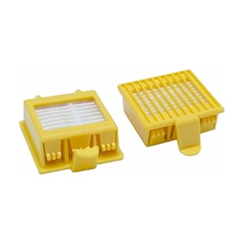 Robomarket® 2 Hochleistungs-HEPA-Filter für iRobot Roomba 700 760 765 770 772 772e 774 775 776 780 782 782e 785 786 786p 790 Ersatzteile Cover