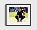 Golf Autograph Print - Brooks Koepka Green Read - Major Machine - 16x20 Gallery Style Frame