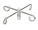 Drive Medical 13029 Economy Removable Top I. V. Pole, 2 Hook Top, Chrome