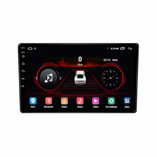 Radio de coche 2 DIN para Audi A4 con Carplay integrado y pantalla de alta definición