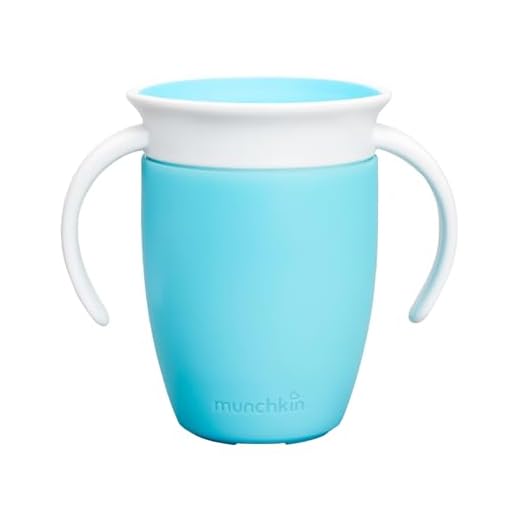 Munchkin Tasse d'apprentissage Miracle 360° - Bleue - 207 ml