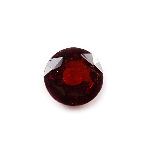 Pierre précieuse grenat Hessonite facetté 10mm de qualité haute joaillerie