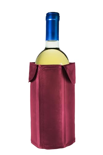 Livini Refrigeratore per Bottiglie Vino in Tessuto Idrorepellente, Raffredda e mantiene la Temperatura-Ebook in Regalo
