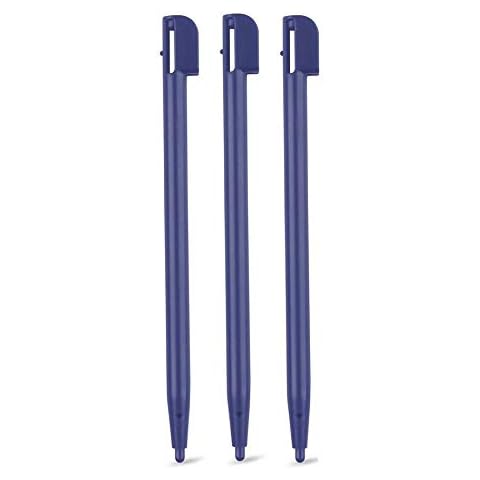 New Nintendo DS DSL Lite 3 Pack Blue Touch Screen Stylus Pens Cover