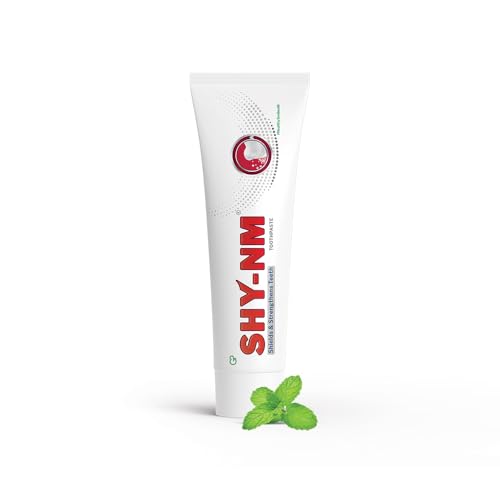 SHY-NM Sensitivity Toothpaste (Pack of 1) 100g | Instant and long-lasting relief from Dental Sensitivity | Remineralises Teeth | SLS free, Parabens free and Vegan friendly | Fresh Mint Flavour