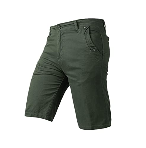 Bermuda d'été pour homme léger, short décontracté vert militaire 58 pour vacances et balades