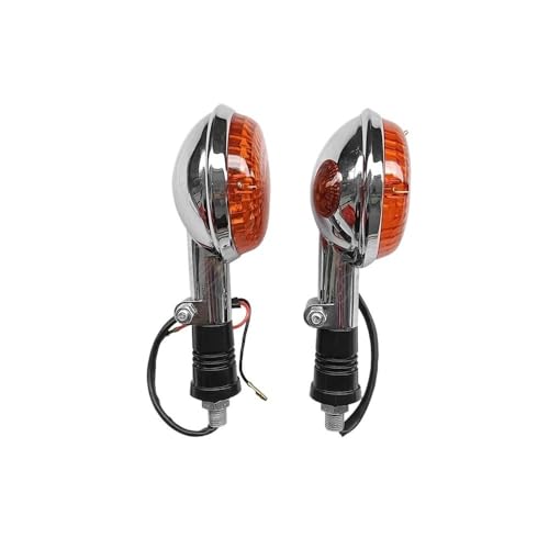 Intermitentes de Moto con Acabado Cromado Luces de Señalización para Yamaha Virago VMAX 2