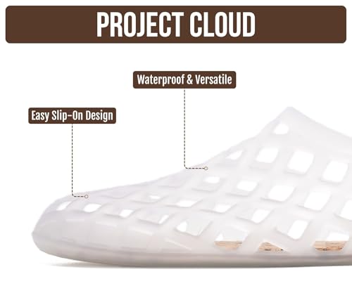 Image of Project Cloud Jelly Shoes Women - Lightweight & Water-Resistant Women's Flats Sandals - Non Slip Womens Shoes - Perfect Summer Jelly Flats for Women 2026 (Jellz)