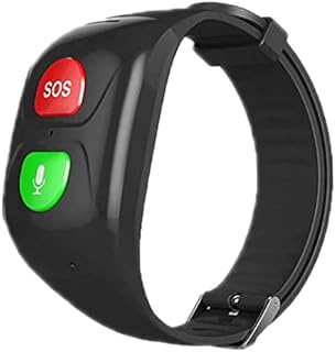 NOPEILVI SOS -Armband GPS -Standort Notfallarmband Notruf Ruf GPS Wache für Senioren Kinder SOS -Armband, Senioren Notruf, Notarmband, SOS -Armband Senioren, GPS -Armband Standort