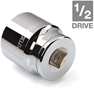 TEKTON 14224 1/2-Inch Drive by 1-1/4-Inch Shallow Socket, Cr-V, 12-Point - 2