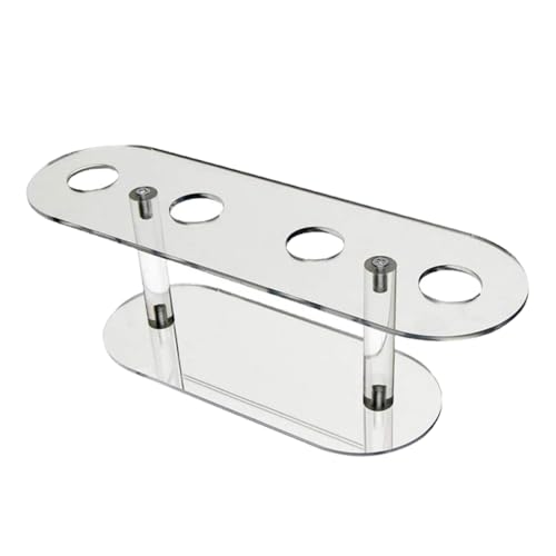 LALADEFIEE Ice Cream Stand Cone Display Stand Charcuterie Tray Cupcake Rack Displaying Cone Stand Desktop Cone Holders Clear Tray Monitor Stand Displaying Cone Holder Transparent Acrylic