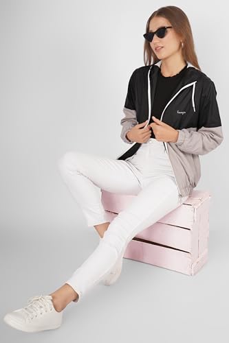 Image of Lavozia Women Jacket For winter Women's Travel Nylon Solid Plain Sports Summer Gym Workout Running Travel Trekking and Sunscreen jacket for Women