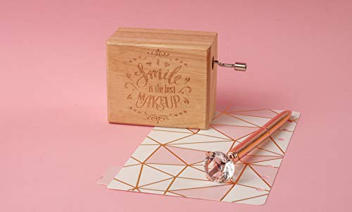 image for Noland You are My Sunshine Music Box, Laser Engraved Wooden Musical Bo