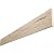 Ekena Millwork BMHHS1C0040X010X072UN Thickness 1-Sided Hand Hewn Endurathane Faux Wood Beam Plank, 4"W x 6'L, Ready for Paint