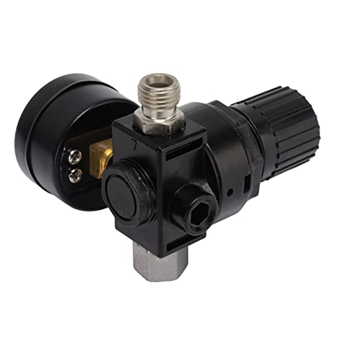 Luchtspuitpistool, lichtgewicht aluminiumlegering G1/4-interface Geen lekkage verfpistoolset met manometer voor… - Image 6