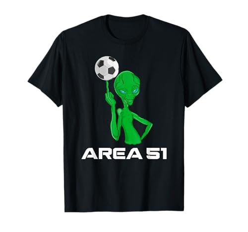 Funny Soccer Alien Storm Area 51 Extraterrestrial UFO Camiseta