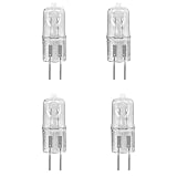 TAODAN 4PCS Night Light G5.3 Halogen Bulb 50W 2 Pin 110V 120V 130V AC Replacement Aromatherapy Tart/Oil Heater Suitable for Electric Wax Melters and Plug in Heater