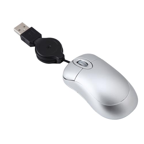Image of Hemobllo 3pcs Wired USB mice Computer Wired mice Working Mouse Silent Wired Mouse Luminous Portable Mouse Comfortable Corded Mouse Notebook Mouse Telescopic Mouse Mute Laptop USB Plug Child