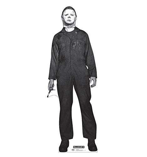 Image of Cardboard People Advanced Graphics Mike Myers Life Size Cardboard Cutout Standup - Halloween II (1981 Film)