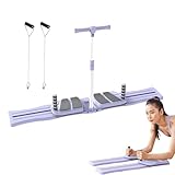 Juego de reformador de pilates | Tabla de ejercicios de abdomen de pilates, ergonómica y resistente, máquina de abdomen y núcleo, portátil para entrenamiento en casa