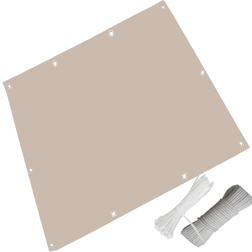 Voile d'ombrage rectangulaire étanche pour bloquer le vis-à-vis terrasse - 2